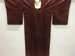 大正ロマン　縞模様織出し雨コート